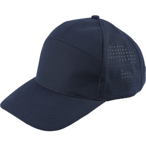 7 paneles poli�szter baseballsapka, k�k