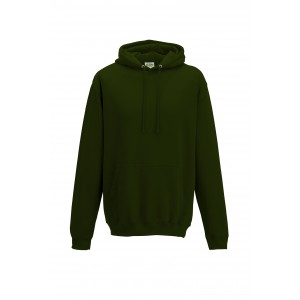 AWDIS kapucnis pul�ver, kevertsz�las, Forest Green