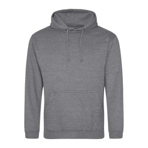 AWDIS kapucnis pul�ver, kevertsz�las, Graphite Heather