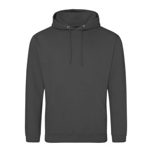AWDIS kapucnis pul�ver, kevertsz�las, Steel Grey