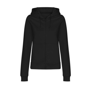 AWDis Zoodie n�i kapucnis pul�ver, Deep Black