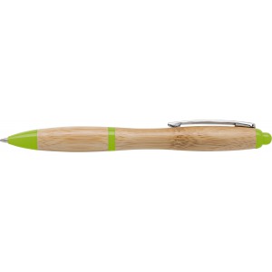 Bambusz goly�stoll k�k tollbet�ttel, lime