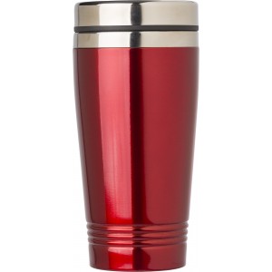 Duplafal� poh�r, 450 ml, piros