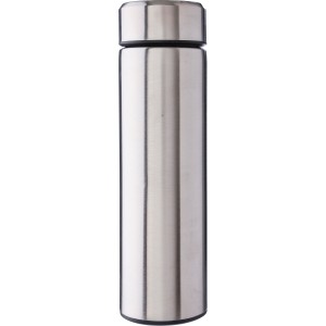 Duplafal�, rozsdamentes ac�l termosz, 425 ml, ez�st