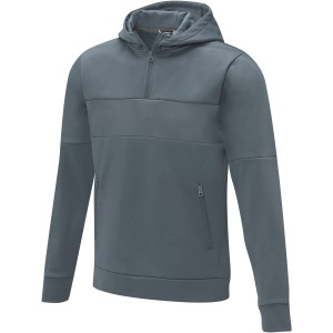 Elevate Sayan f�rfi f�lcipz�ros kapucnis pul�ver, sz�rke