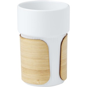 Fiko poh�r bambusz p�nttal, 340 ml, feh�r