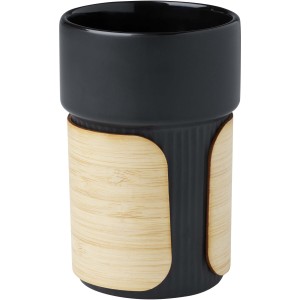 Fiko poh�r bambusz p�nttal, 340 ml, fekete