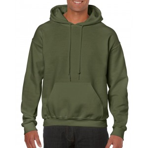 Gildan Heavy Blend kapucnis pul�ver, Military Green