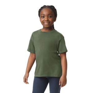 Gildan SoftStyle gyerekp�l�, Military Green