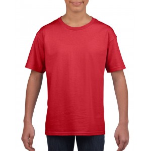 Gildan SoftStyle gyerekp�l�, Red