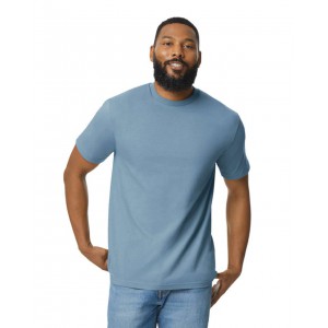 Gildan Softstyle Midweight f�rfi p�l�, Stone Blue