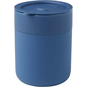 Java ker�mia poh�r szilikon p�nttal, 330 ml, k�k