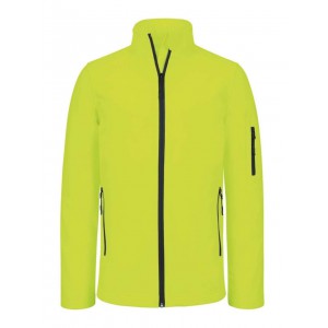 Kariban f�rfi softshell dzseki, Fluorescent Yellow
