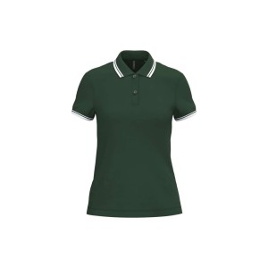 Kariban n�i r�vidujj� gall�ros p�l�, Forest Green/White