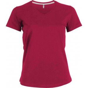 Kariban n�i V-nyak� p�l�, Fuchsia