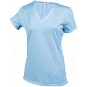 Kariban n�i V-nyak� p�l�, Sky Blue