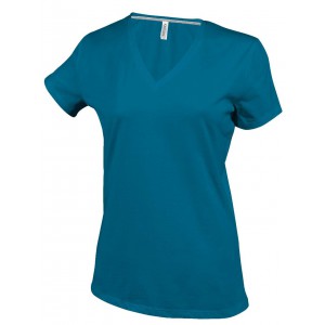 Kariban n�i V-nyak� p�l�, Tropical Blue
