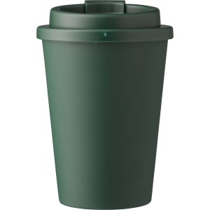 K�v�spoh�r csavaros fed�llel, 350 ml, z�ld