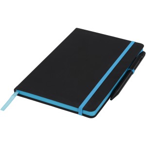 Medium Noir Edge f�zet, fekete/k�k