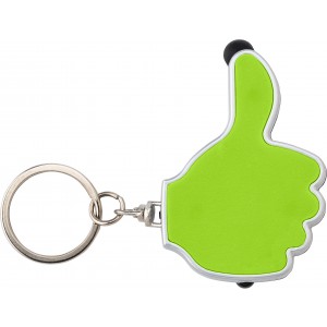 OK kulcstart� �rint�vel �s LED l�mp�val, lime