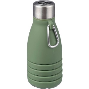�sszehajthat� palack szilikonb�l, 550 ml, z�ld