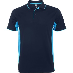 Roly Montmelo r�vid ujj� uniszex sportp�l�, navy blue, sky blue