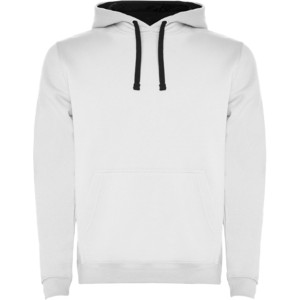 Roly Urban gyerek kapucnis pul�ver, White, Navy Blue