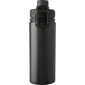 Rozsdamentes ac�l duplafal� palack, 500 ml, fekete