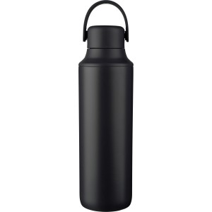 Rozsdamentes ac�l duplafal� palack, 500 ml, fekete