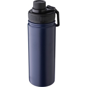 Rozsdamentes ac�l duplafal� palack, 500 ml, k�k