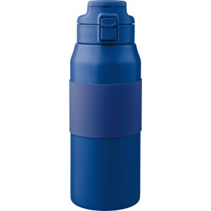 Rozsdamentes ac�l duplafal� palack, 800 ml, k�k