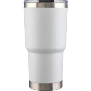 Rozsdamentes ac�l duplafal� poh�r, 590 ml, feh�r