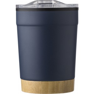 Rozsdamentes ac�l utaz�poh�r, 300 ml, s�t�tk�k