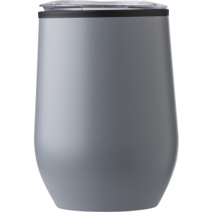 Rozsdamentes ac�l utaz�poh�r, 300 ml, sz�rke
