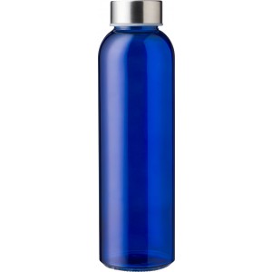 Sz�nezett �veg vizespalack, 500 ml, k�k