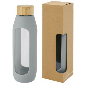 Tidan vizes�veg szilikon p�nttal, 600 ml, sz�rke